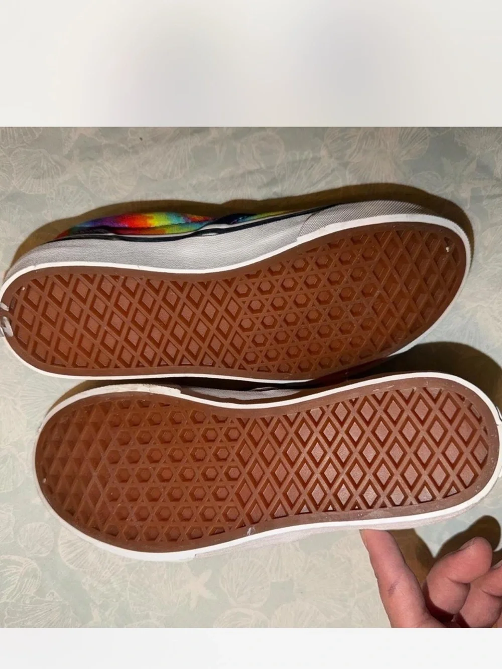 Vans Kids Slip-On Tie-Dye Canvas Sneakers - Rainbow Swirl